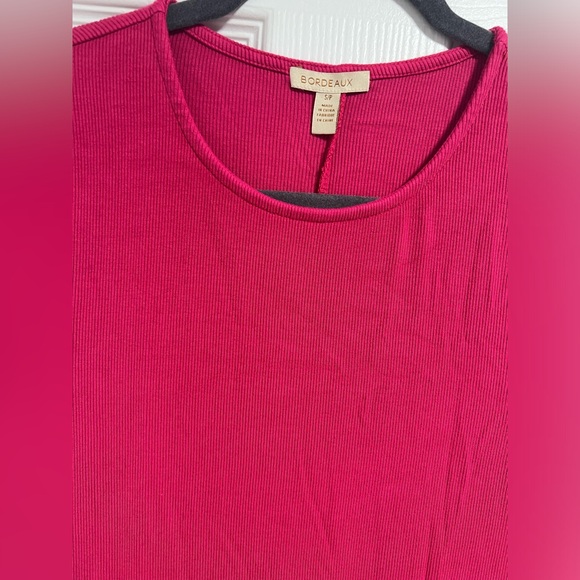 BORDEAUX LONG-SLEEVE MAXI DRESS - Picture 2 of 3